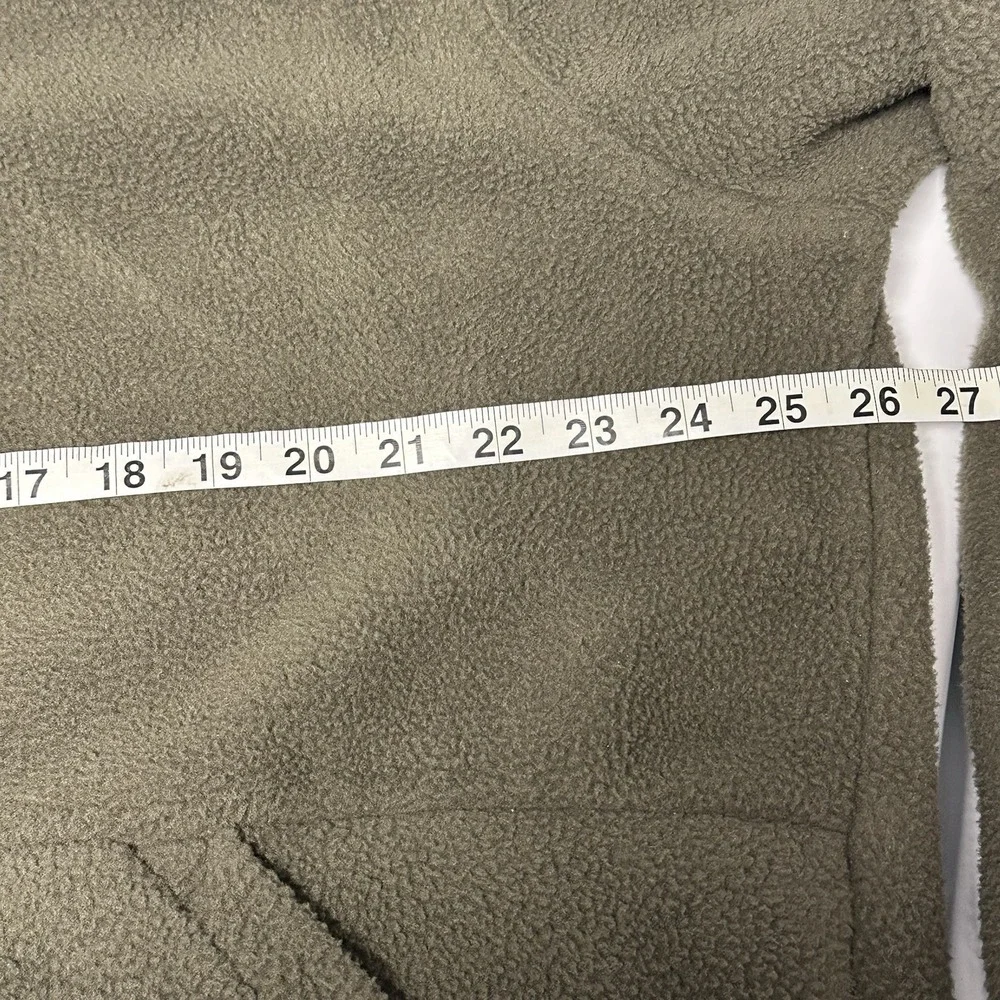 The North Face Mens Size XL Green Fleece Full Zip GorpCore Cottage Hike Walk
